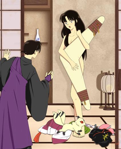 inuyasha sango nude Mature teaches couples porn
