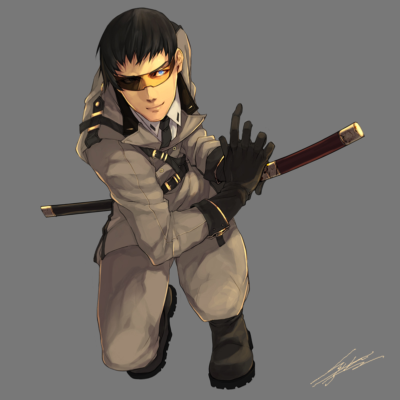 Anime military soldier male