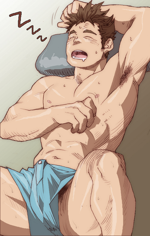 Nude anime men