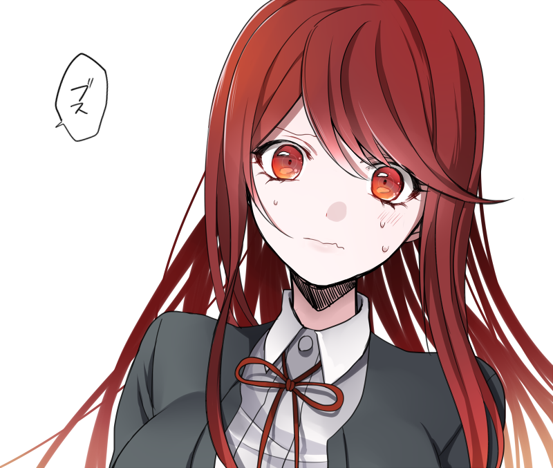 Red haired anime girl tumblr