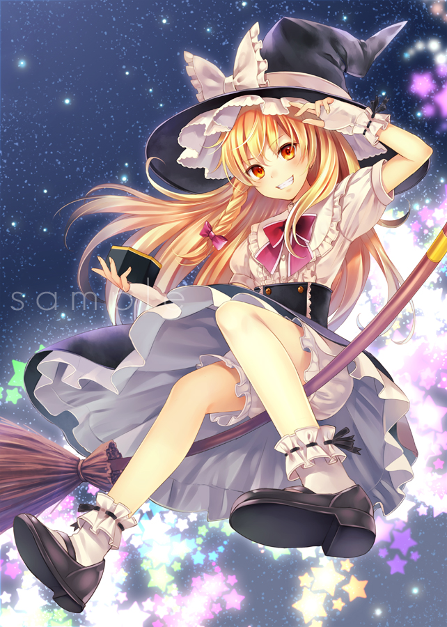Cute anime witch girl