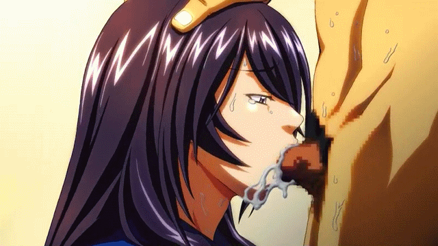 Deepthroat secretary long hair anime