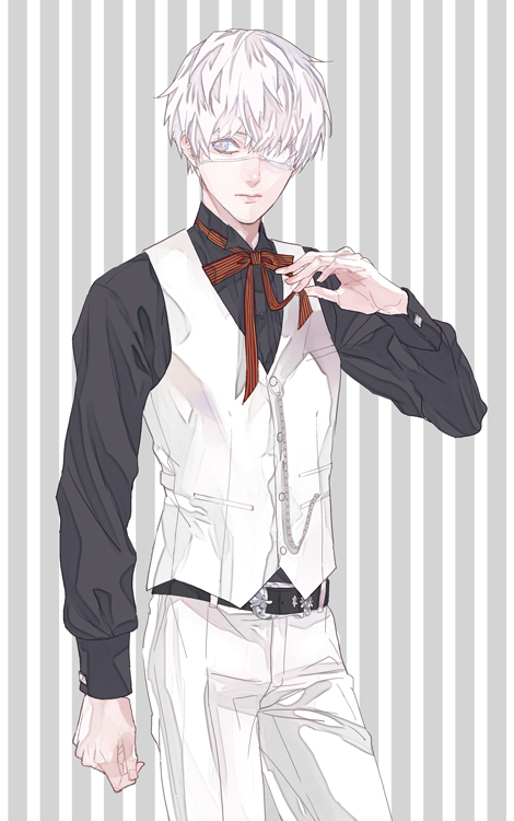 Anime guy with eyepatch