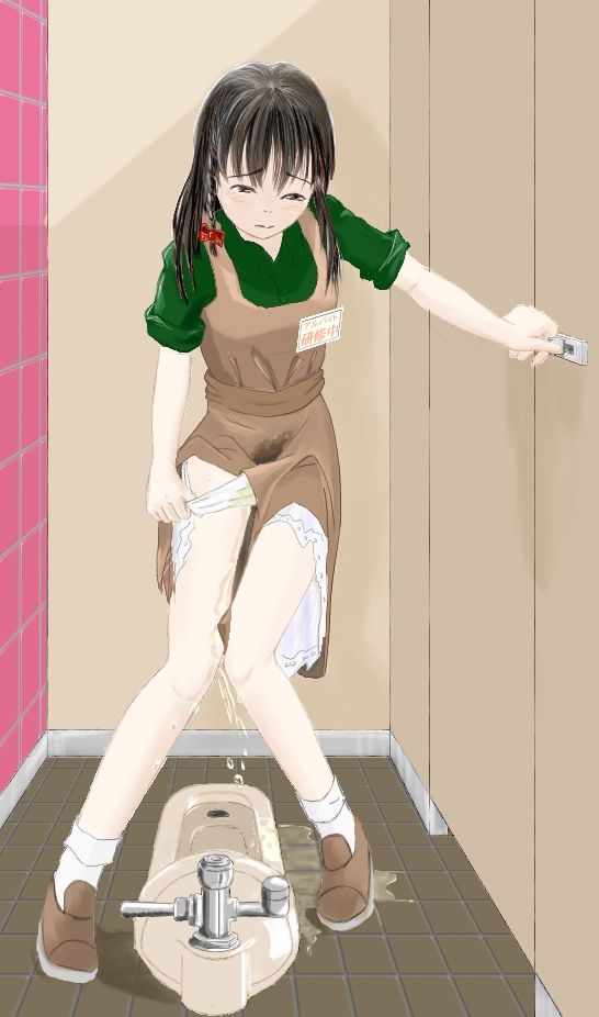 Anime pee desperation drinks episode
