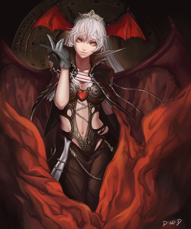 Anime demon woman