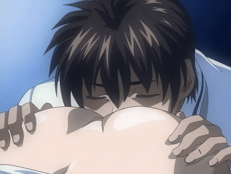 00s 2002 age_difference animated animated_gif ass bent_over bible_black bible_black_night_of_the_walpulgiss bow bowtie closed_eyes cunnilingus female_teacher hands_on_another's_hips huge_ass licking mature_female minase_taki nude older_female_and_younger_male oral red_bow red_bowtie school_uniform shirt tagme takashiro_hiroko teacher_and_student tongue tongue_out white_shirt