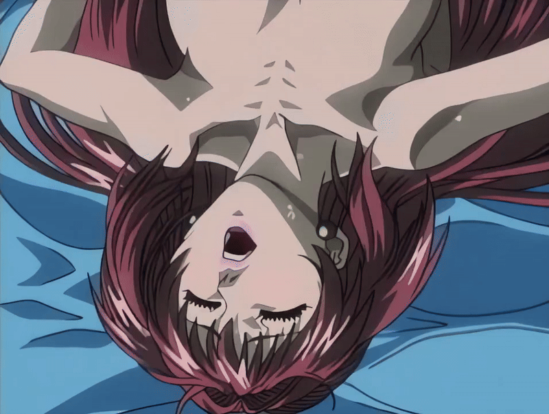 00s 1boy 1girl 2002 age_difference animated animated_gif ass bed bed_sheet bedroom bible_black bible_black_night_of_the_walpulgiss blush bouncing_breasts breasts brown_hair closed_eyes completely_nude earrings happy_sex holding_legs indoors jewelry large_breasts legs_apart lipstick long_hair makeup mature_female minase_taki missionary muscular muscular_male nipples nude older_female_and_younger_male pubic_hair pussy pussy_juice red_hair sex sweat tagme takashiro_hiroko teacher_and_student thighs uncensored vaginal