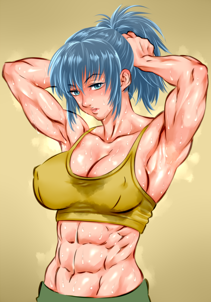 School hairy tgirl muscle