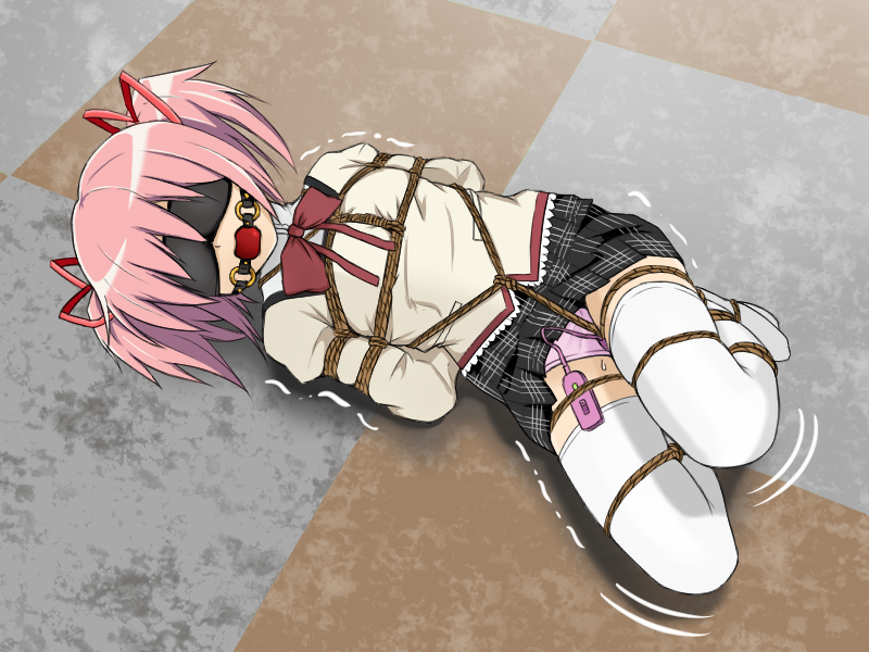 Anime girls being in a bondage