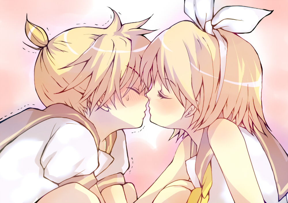 Anime brother and sister kiss