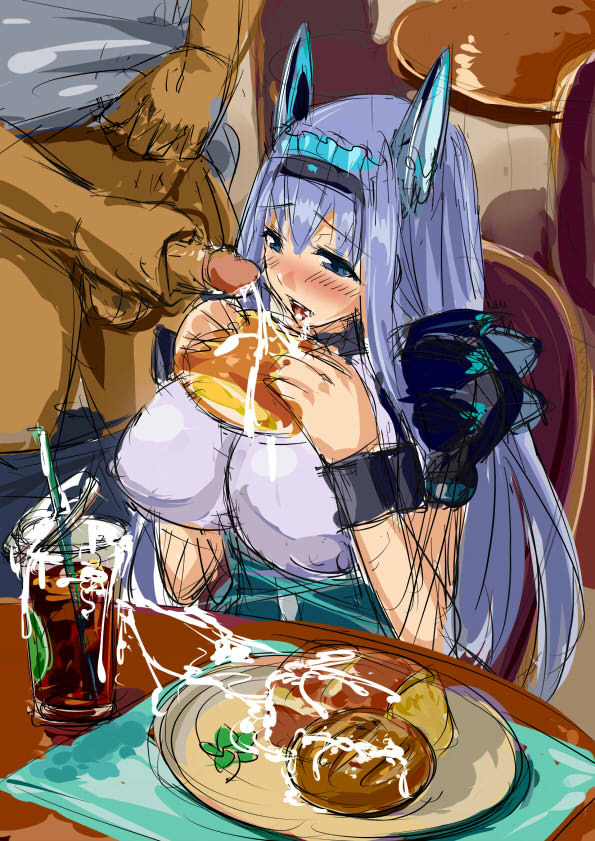 Cum on food hentai