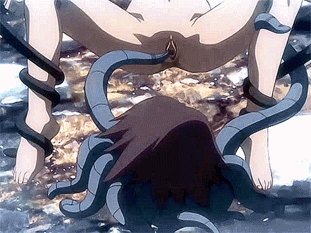 Anime with monster in belly