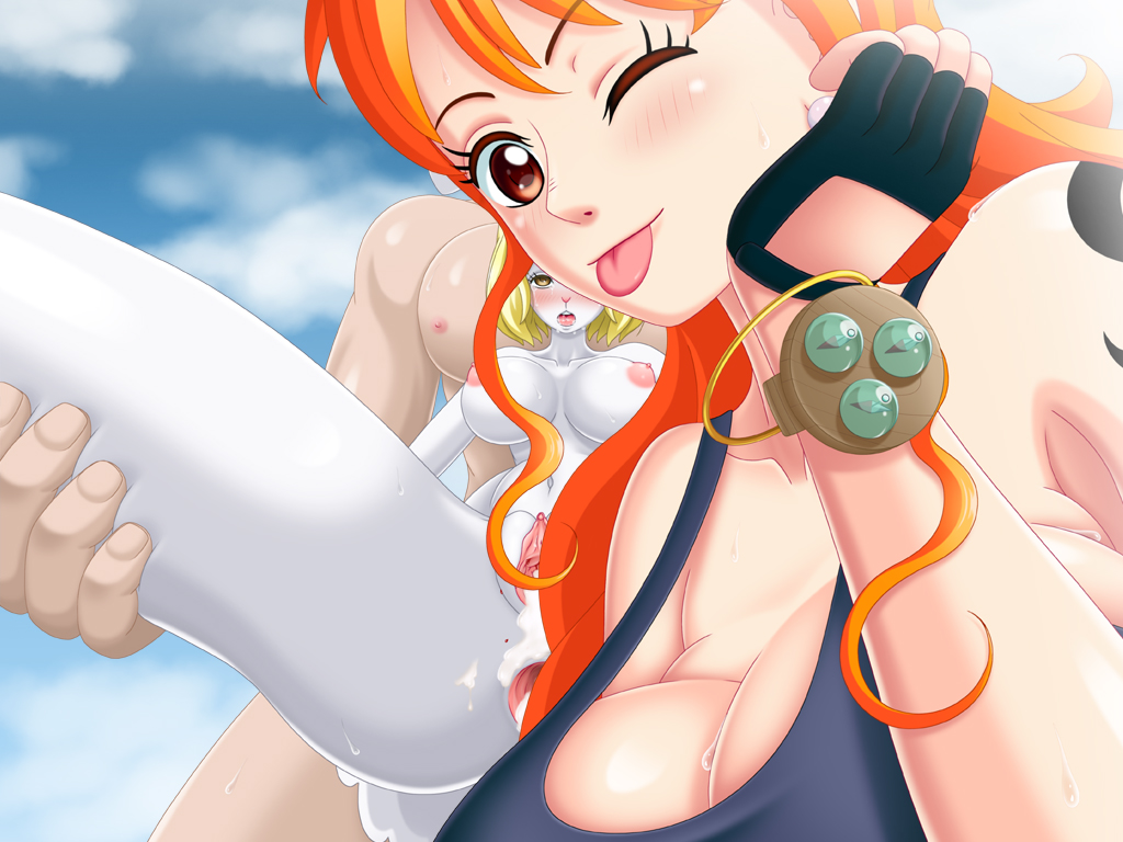 One piece nami cosplay porn