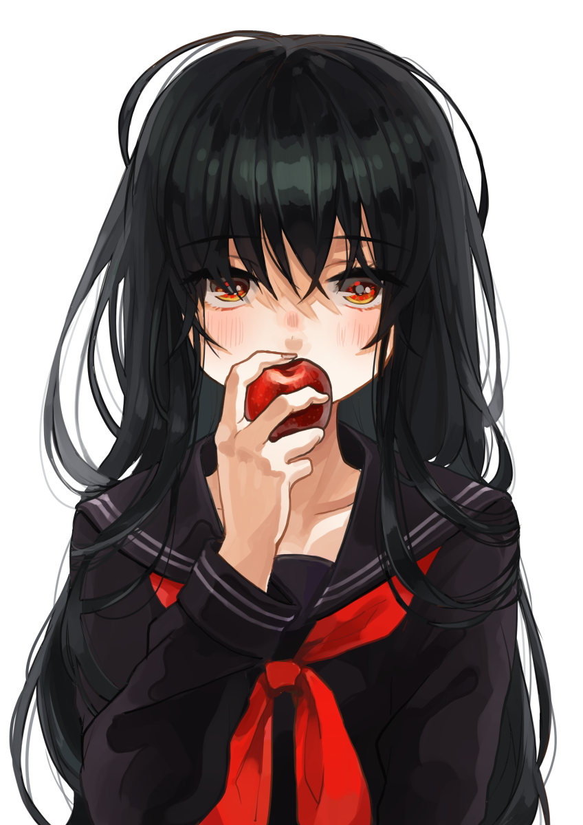 Anime girls with black hair — photo 11