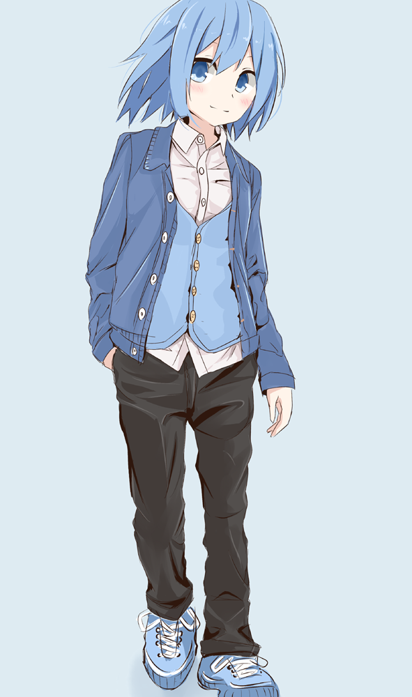 Hands in pockets anime