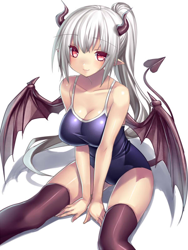 Sexy anime demon girl