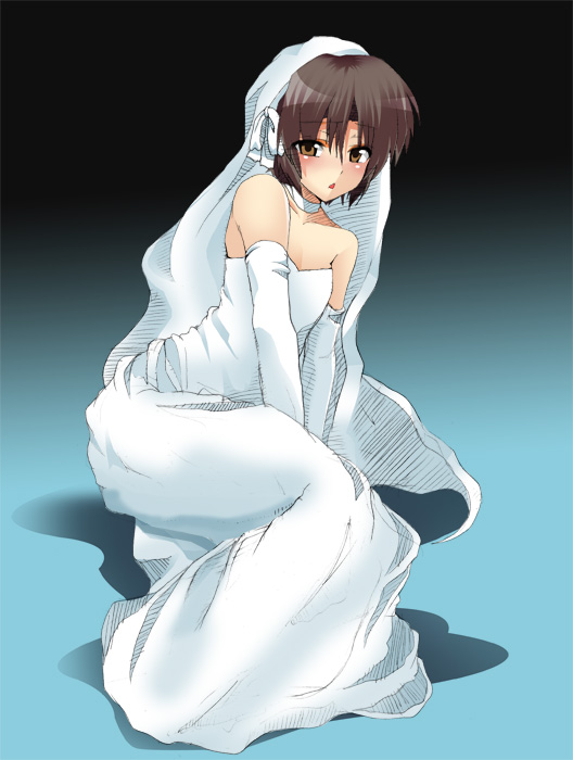 Sissy cute long hair anime