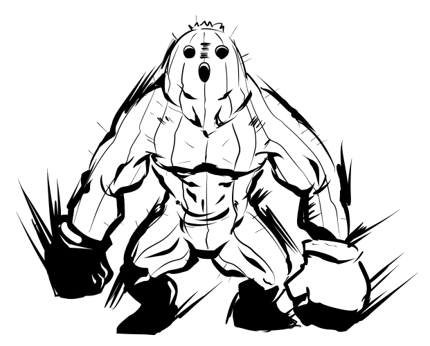 boxing_gloves cactus digimon digimon_(creature) muscular muscular_male solo togemon what bad_tag