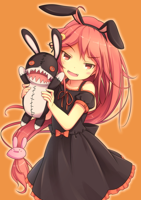 Anime girl with bunny ears