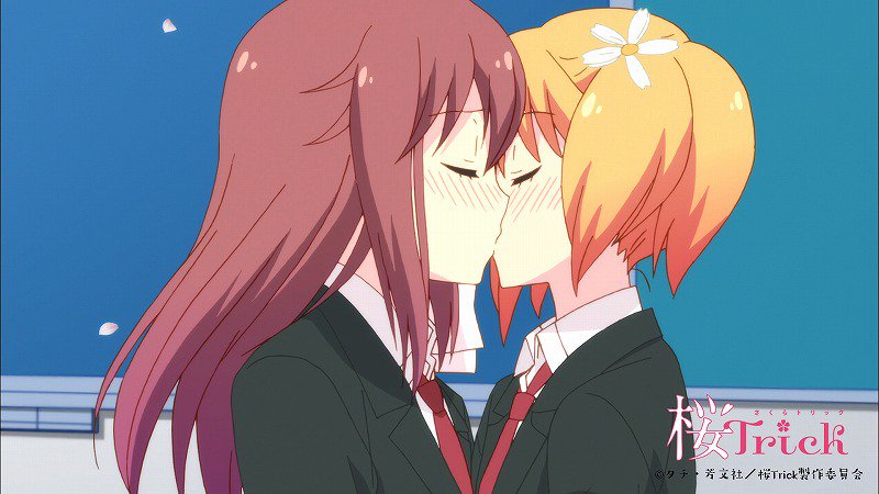 Lesbian characters in anime