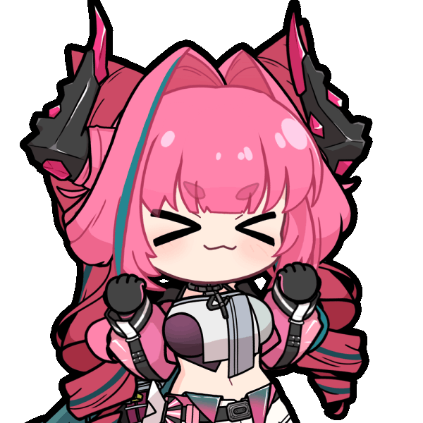 >_< 1girl :3 acomu414 animated animated_gif arknights arknights:_endfield black_gloves black_horns blue_hair breasts chibi closed_eyes closed_mouth commentary_request dragon_girl dragon_horns drill_hair gloves gyaru_v hair_intakes heart heart_in_mouth horns jacket korean_commentary large_breasts midriff multicolored_hair multicolored_horns navel open_mouth pink_gloves pink_hair pink_horns pink_jacket simple_background solo streaked_hair thick_eyebrows transparent_background twin_drills twintails two-sided_gloves two-tone_hair two-tone_horns upper_body v yvonne_(arknights)