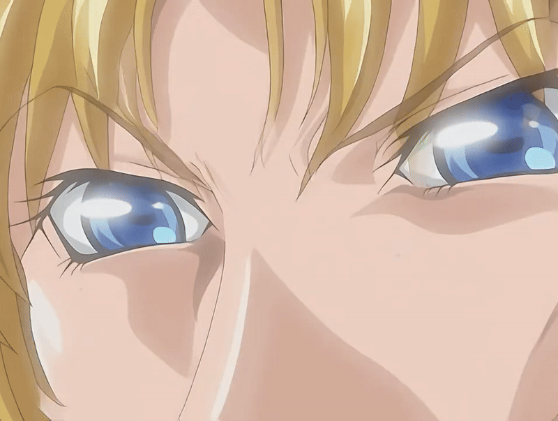 00s 1futa 2006 animated animated_gif anime_screenshot bible_black bible_black_black_sacrifice bible_black_night_of_the_walpulgiss blonde_hair blue_eyes futanari implied_futanari implied_sex jewelry kitami_reika nurse school_nurse short_hair sweat tagme witch