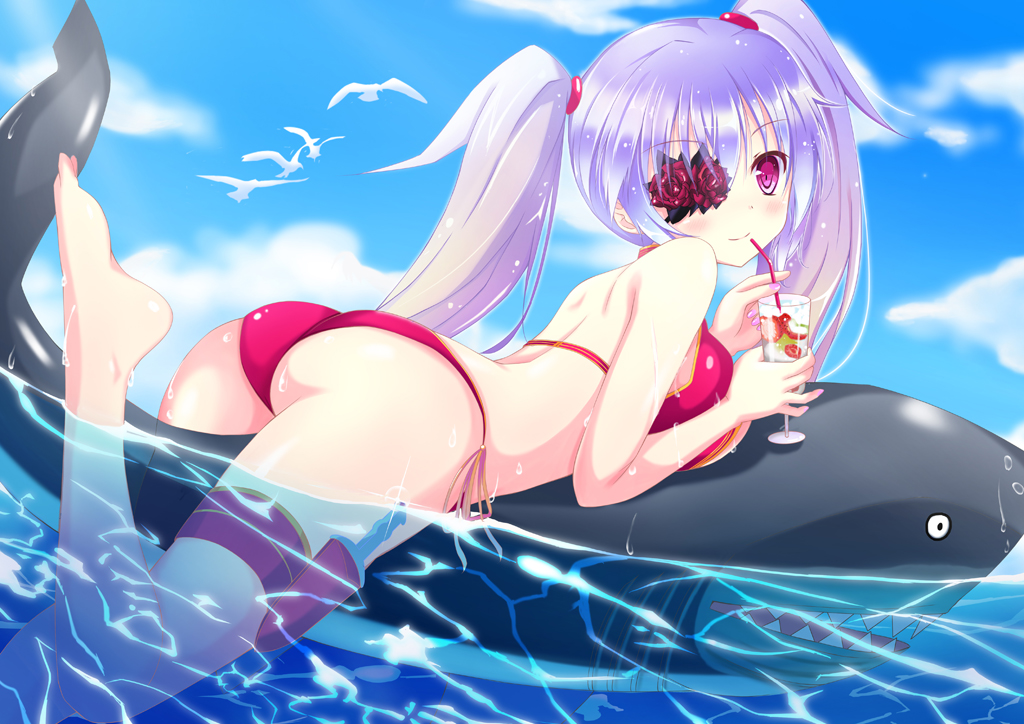 Anime skull bikini
