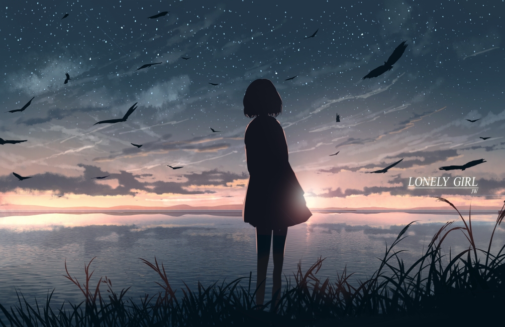 Lonely anime girl tumblr