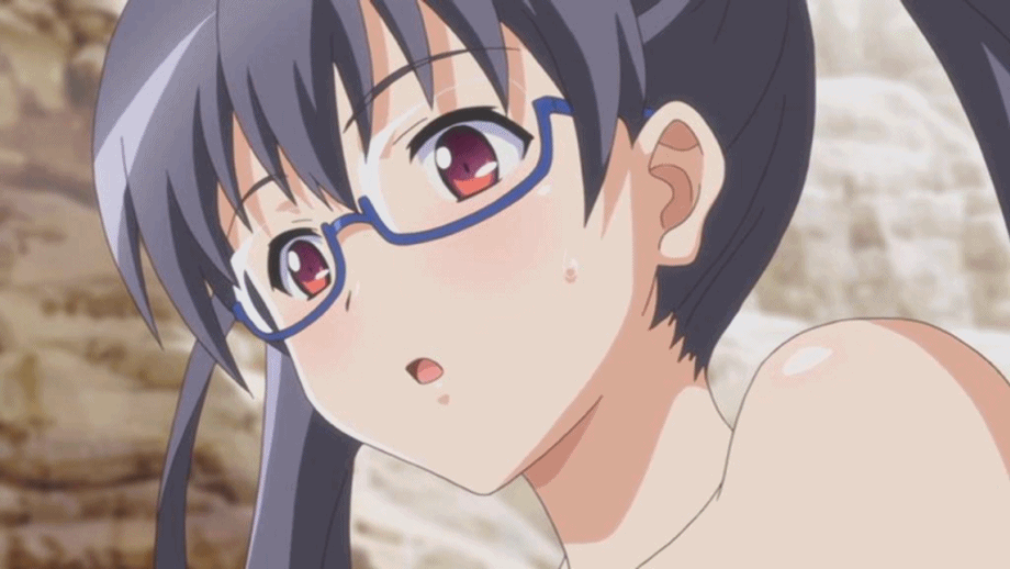 Anime girl sex face