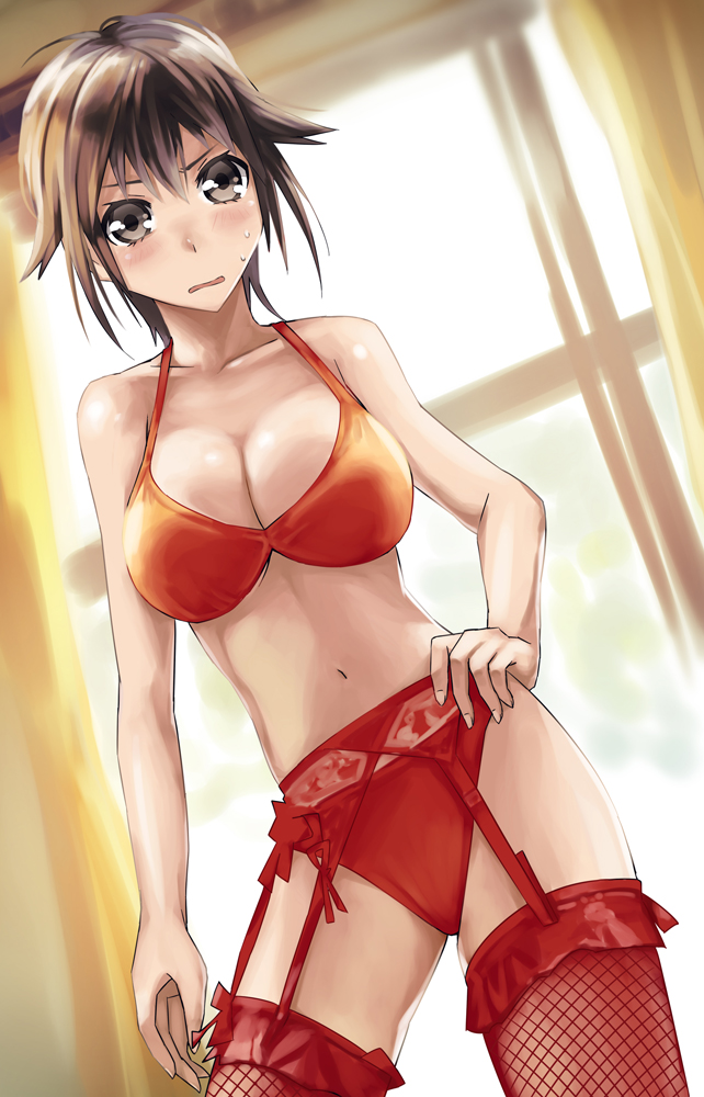 Gym strip lingerie hentai