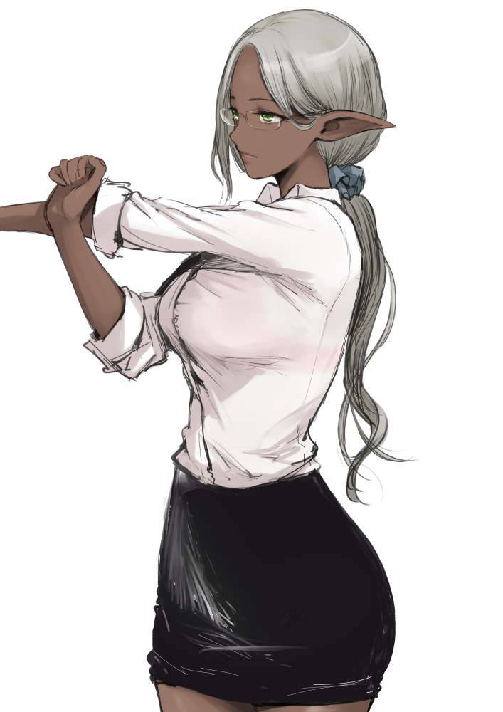 Dark skinned anime character