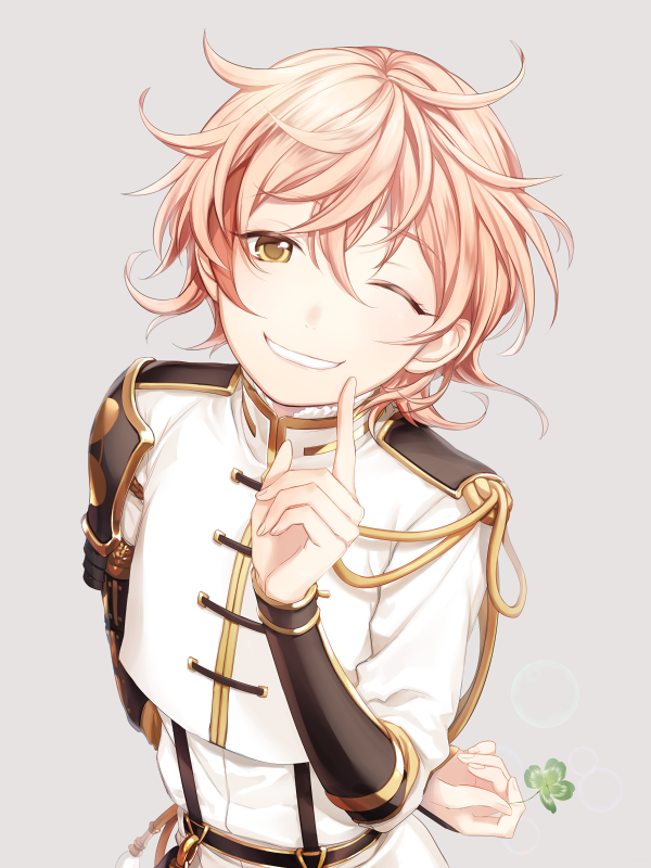 Anime guy with blonde hair