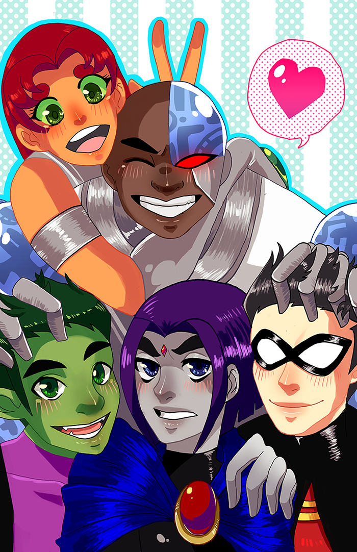 Teen titans in anime