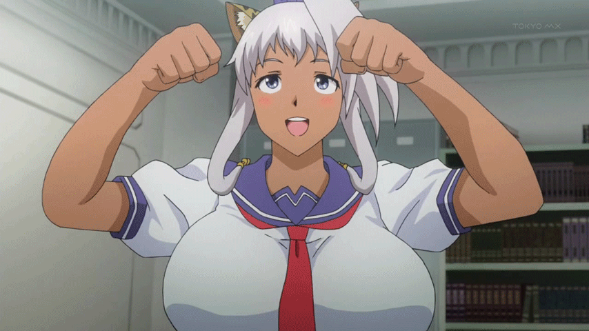 Anime boob cartoon