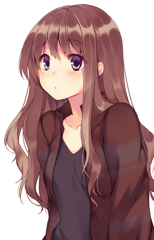 Anime shared cute long hair