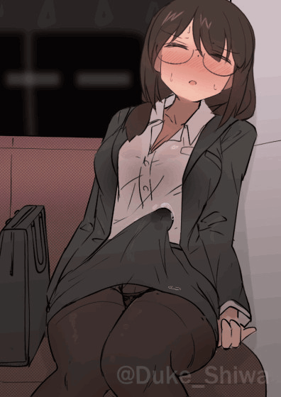 1futa animated animated_gif black_panties black_pantyhose blush breasts briefcase brown_hair bulge cleavage closed_eyes cum cum_in_clothes cum_on_body cum_on_clothes cum_on_legs cum_on_legwear cum_on_stomach cum_through_clothes ejaculation ejaculation_under_clothes erection erection_under_clothes excessive_cum formal_clothes futanari glasses handsfree_ejaculation jacket long_hair office_lady orgasm original panties panties_under_pantyhose pantyhose pencil_skirt penis_in_pantyhose penis_under_pantyhose precum precum_through_clothes shirt shiwa_kou sitting skirt sleeping solo suit suit_jacket surprised sweat tagme train_interior unbuttoned_jacket underwear wet_dream white_shirt