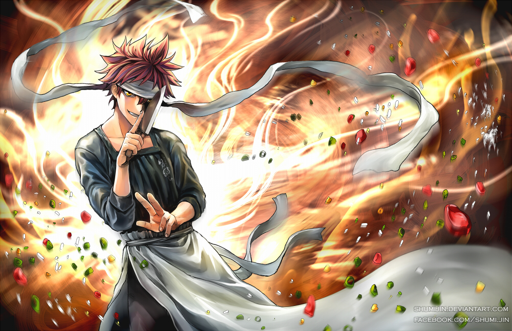 Shokugeki no soma manga to anime