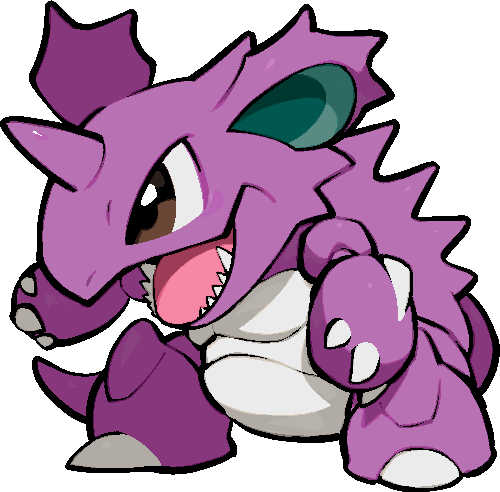 chibi gen_1_pokemon kawaanago nidoking nintendo pokemon pokemon_(creature) tagme