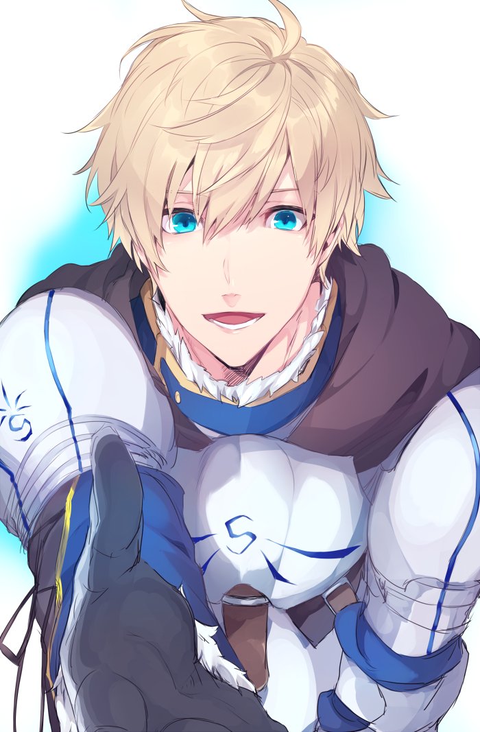 Anime guys with blonde hair and blue eyes