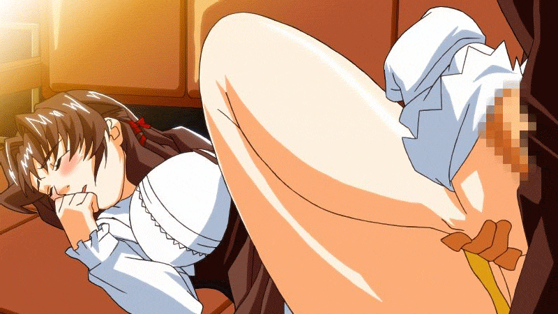 Anime footjob gif