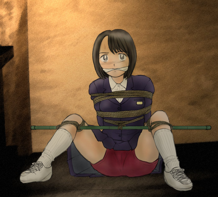 Outdoor uniform short hair bdsm