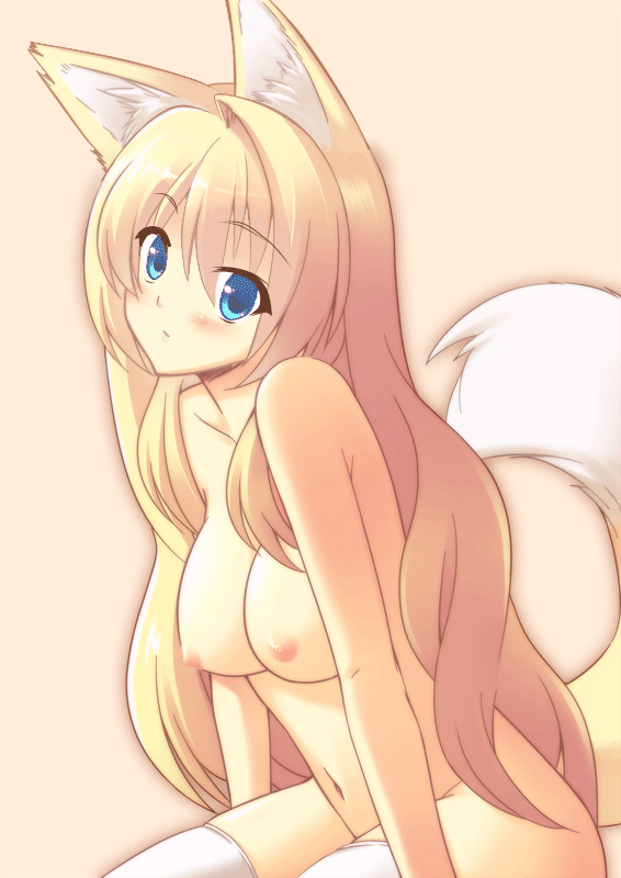 Naked anime fox girls