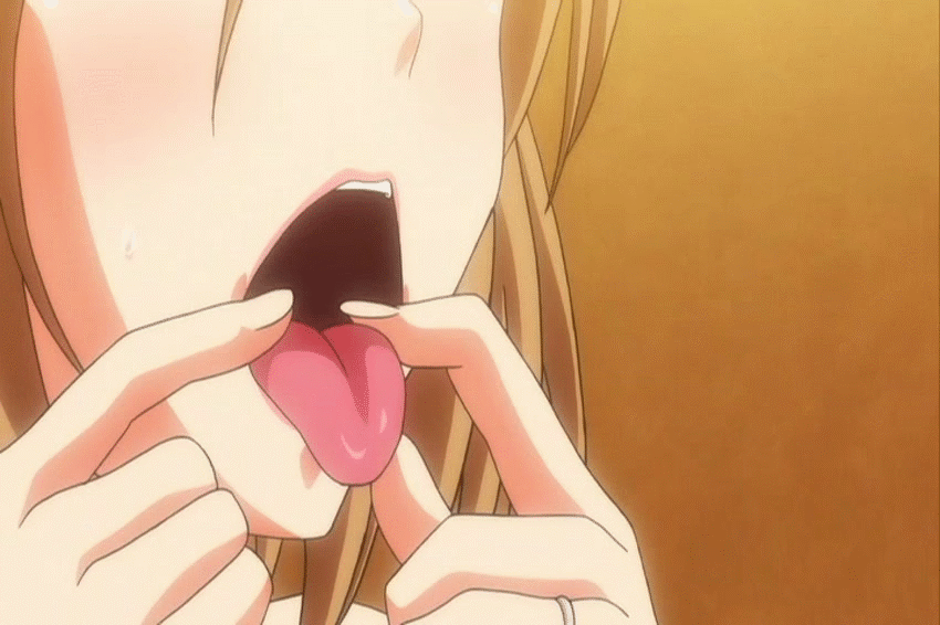 Drool anime gif