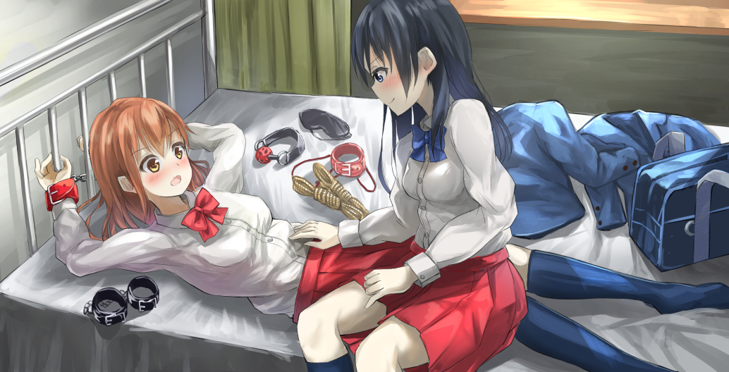 Anime lesbian tied up