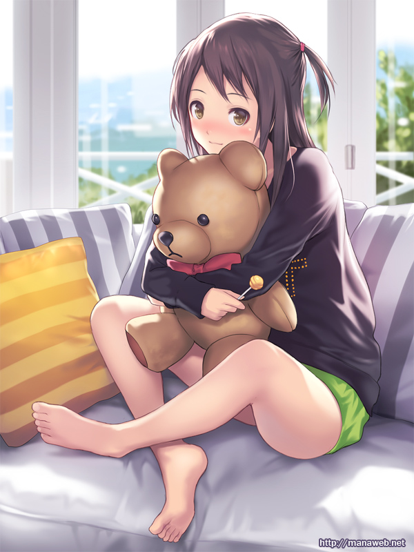 Anime girl teddy bear