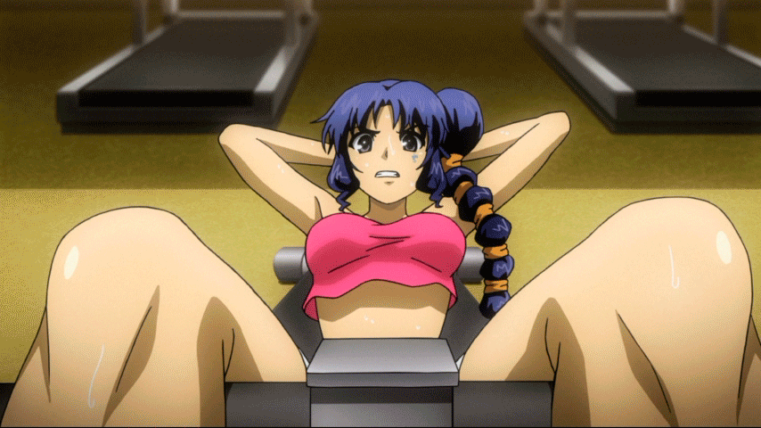 Anime exercise gif
