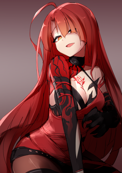 Anime girls with red hair
