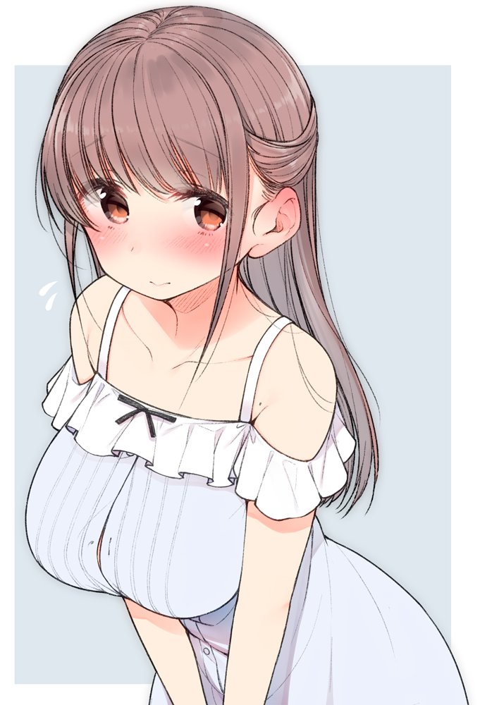 Anime female brown hair