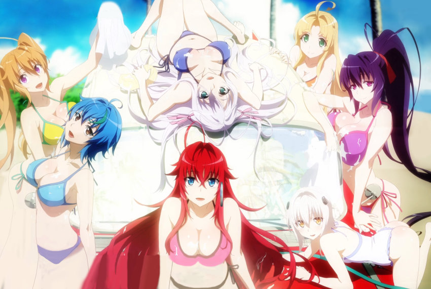 Ecchi and harem anime
