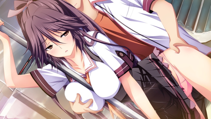 Anime girl groped